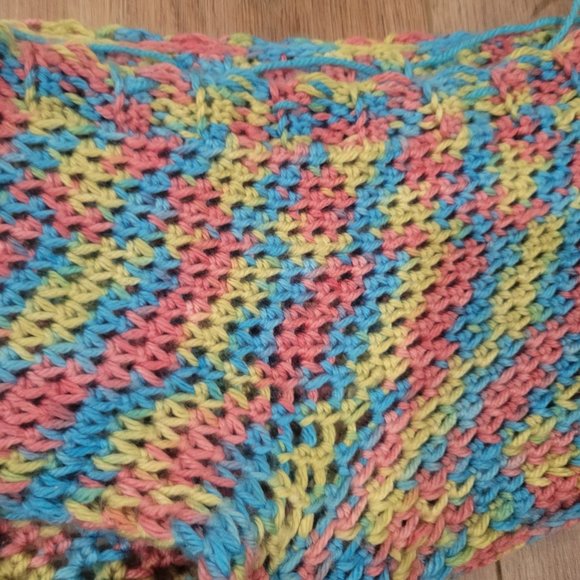 Rainbow Pastel Crochet Short Shorts - Picture 3 of 3